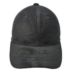 Due North Baseball Cap Black One Size Stretchable Ear Flaps Vented Holes W/ Tags